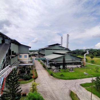 palm oil mill on the island of borneo, one of Astra Agrolestari's palm oil mills in Indonesia